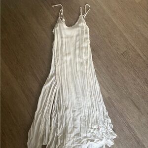 Free People Cream Asymmetrical Dress